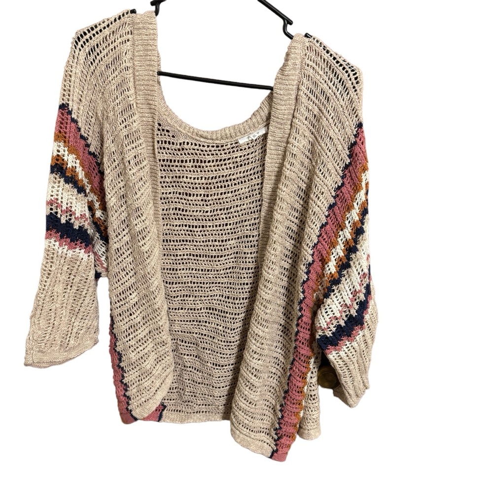 Women’s Maurice’s Quarter Sleeve Knit Cardigan size XL